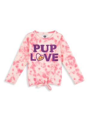 商品Andy & Evan|Litte Girl's Paw Patrol Tie-Dye Pup Love T-Shirt,价格¥97,第1张图片