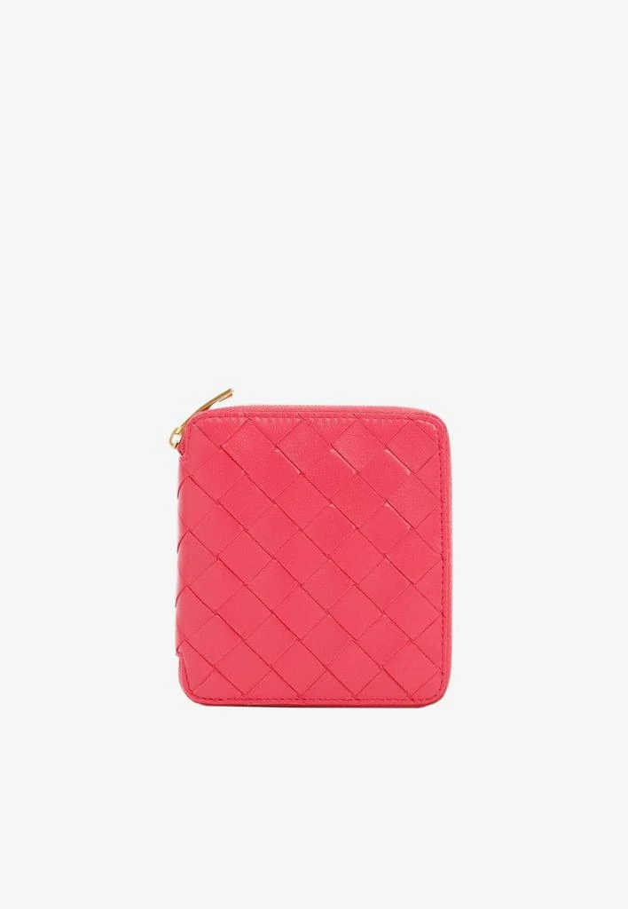 商品Bottega Veneta|Intrecciato Leather Zipped Wallet,价格¥3945,第1张图片