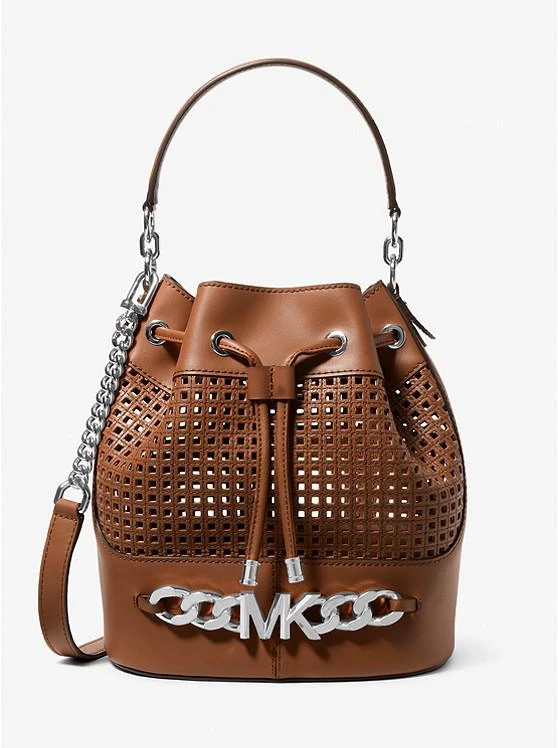 商品Michael Kors|Devon Medium Perforated Leather Bucket Bag,价格¥1852,第1张图片