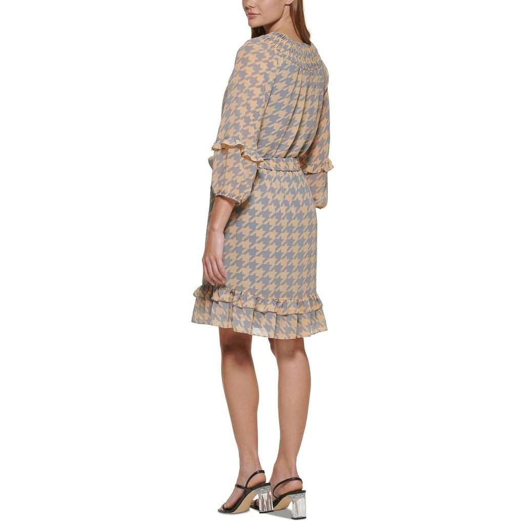 商品Calvin Klein|Womens Printed Ruffled Shirtdress,价格¥192,第2张图片详细描述