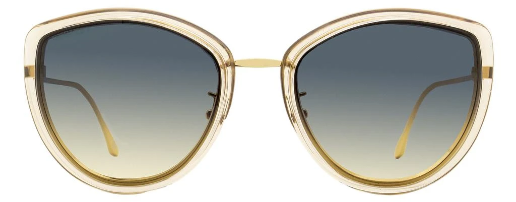 商品Longines|Longines Women's Butterfly Sunglasses LG0010H 72W Champagne/Gold 56mm,价格¥731,第2张图片详细描述