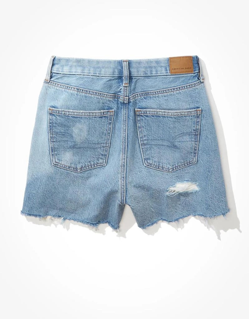 商品AE|AE Curvy Denim Mom Shorts,价格¥183,第5张图片详细描述