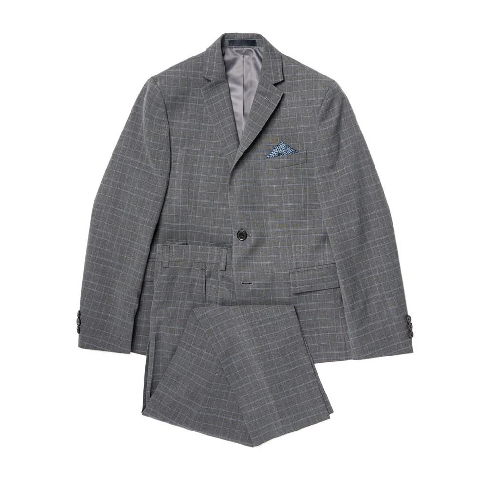 商品Ralph Lauren|Big Boys Husky Plaid Classic Sport Blazer Coat,价格¥1483,第2张图片详细描述