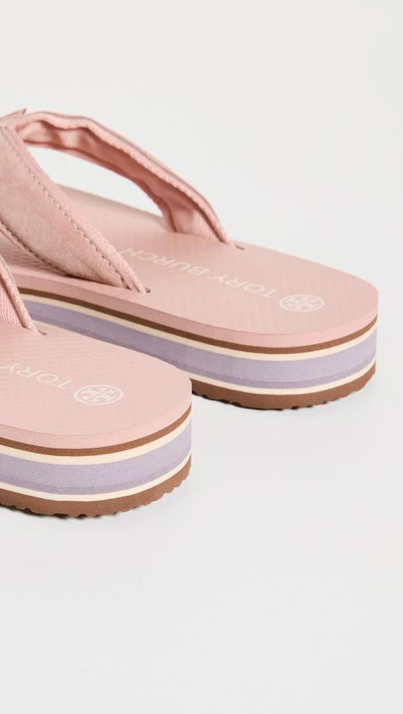 商品Tory Burch|Tory Burch 70s 厚底夹趾凉拖,价格¥375,第4张图片详细描述