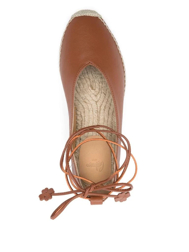 商品CASTAÑER|GEA LEATHER ESPADRILLES,价格¥1234,第4张图片详细描述