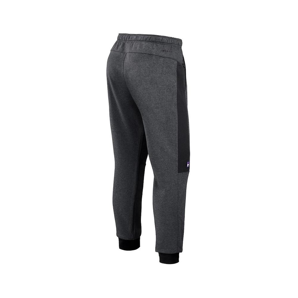 Men's Heathered Gray, Black Colorado Rockies Authentic Collection Flux Performance Jogger Pants商品第5张图片规格展示