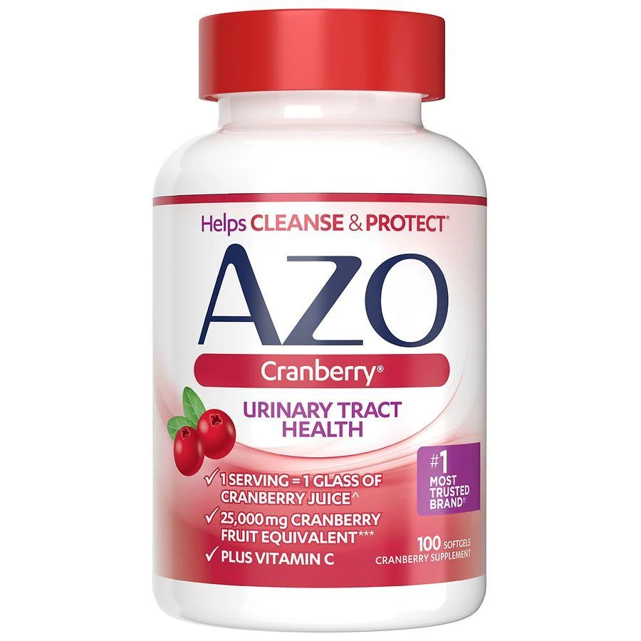 商品AZO|AZO 加强型蔓越莓妇科尿路泌尿系统健康胶囊,价格¥165,第1张图片