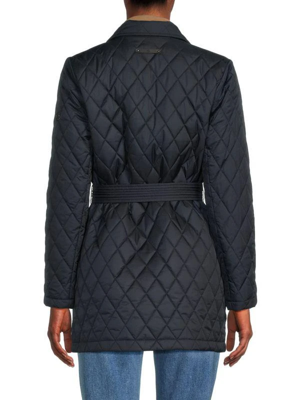 商品Ralph Lauren|Quilted Wrap Tie Coat,价格¥1059,第2张图片详细描述