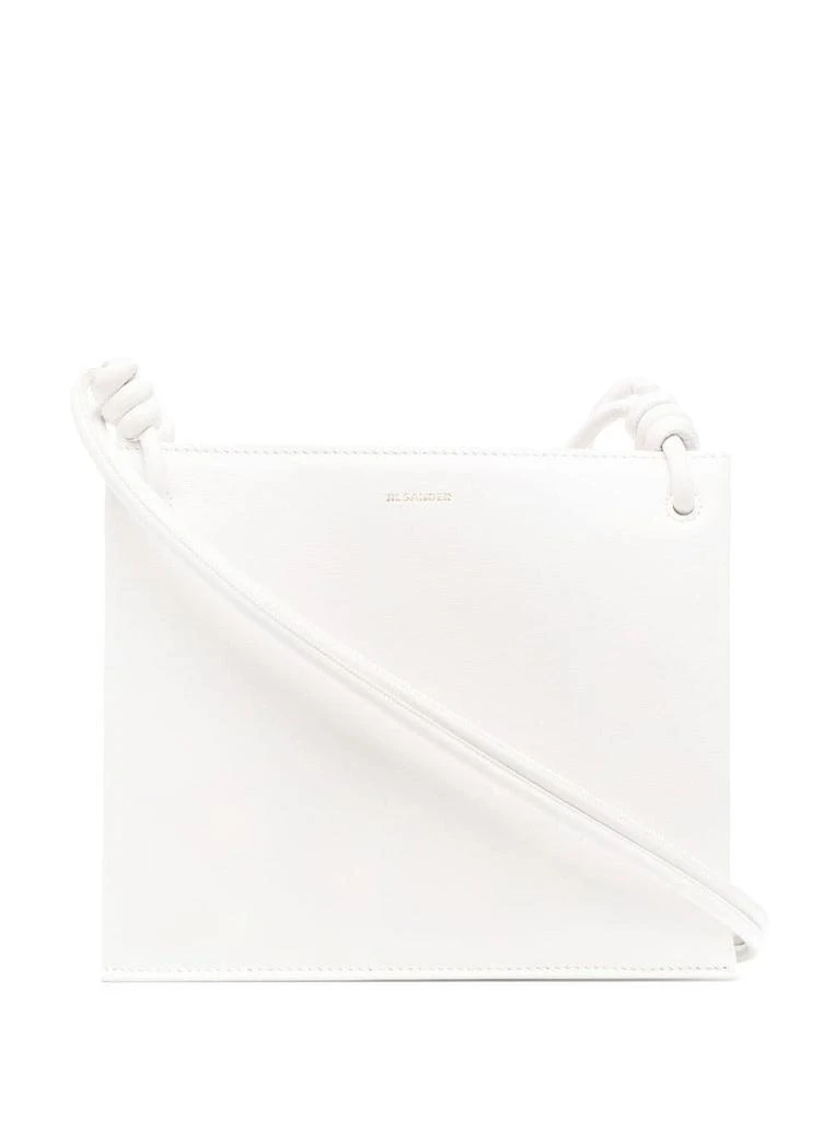 商品Jil Sander|Giro Small White Leather Crossbody Bag with logo  Jil Sander Woman,价格¥4933,第1张图片