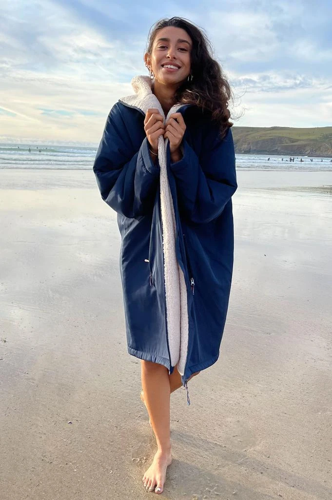 商品Aspiga|PRE-ORDER - Eco Beach Coat Navy,价格¥1764,第1张图片