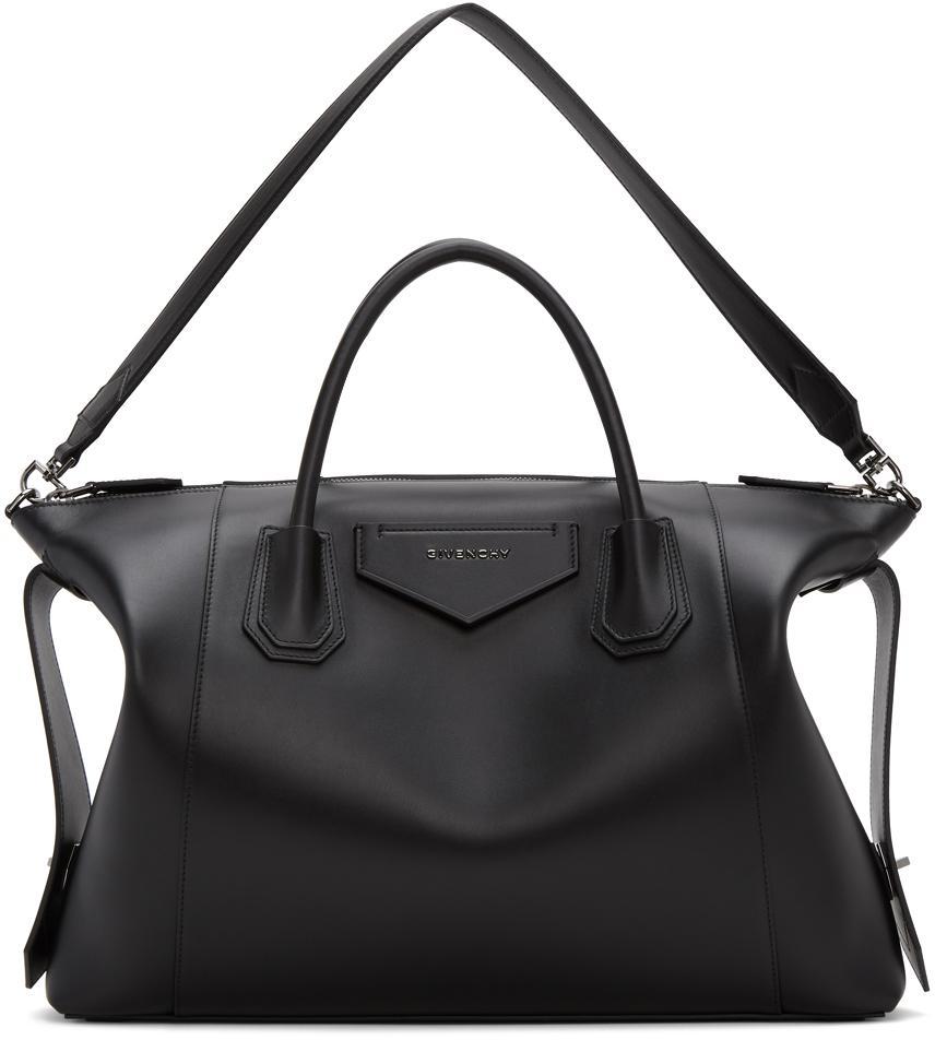商品Givenchy|Black Medium Soft Antigona Bag,价格¥19574,第1张图片