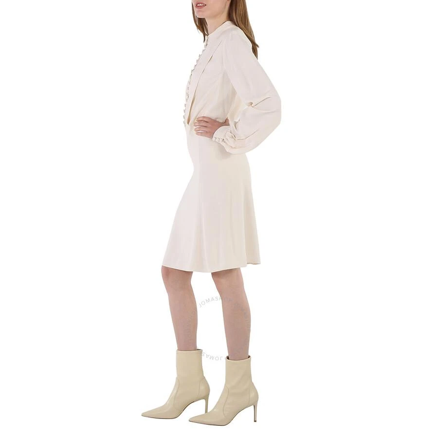 商品Chloé|White Buttoned Long-sleeve Dress,价格¥3169,第3张图片详细描述