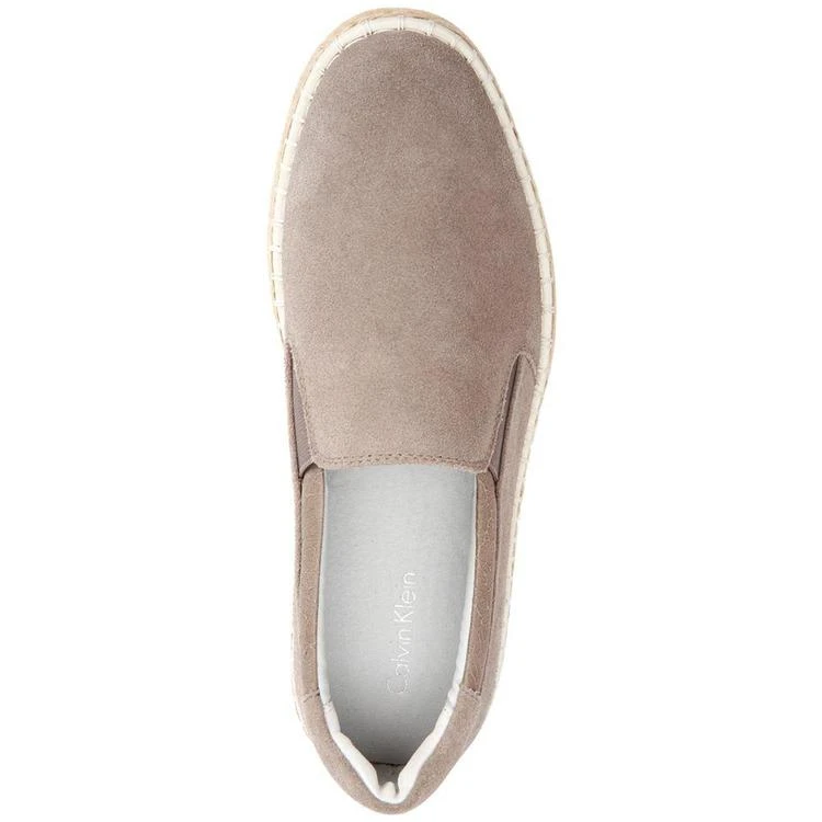 商品Calvin Klein|Men's Piper Oily Suede Slip-On Sneakers,价格¥311,第3张图片详细描述