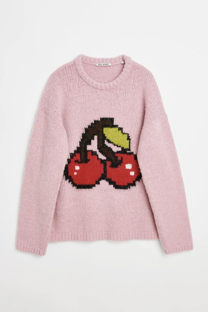 商品Our Legacy|SONAR Roundneck Knit (M) Candyfloss Cherry Acrylic,价格¥2932,第1张图片