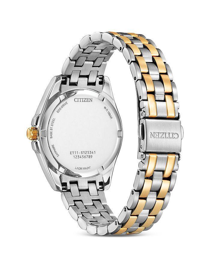 商品Citizen|Women's Two-Tone Stainless Steel Bracelet Watch, 33mm,价格¥2487,第4张图片详细描述