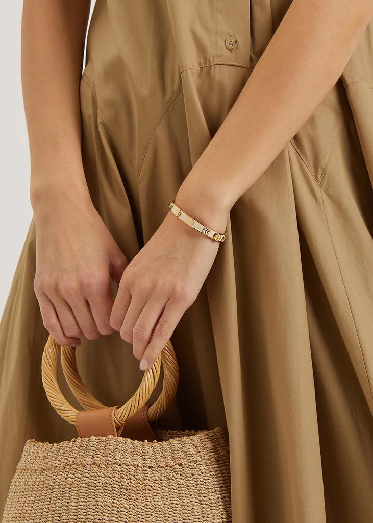 商品Tory Burch|Miller enamelled gold-tone bracelet,价格¥1894,第2张图片详细描述