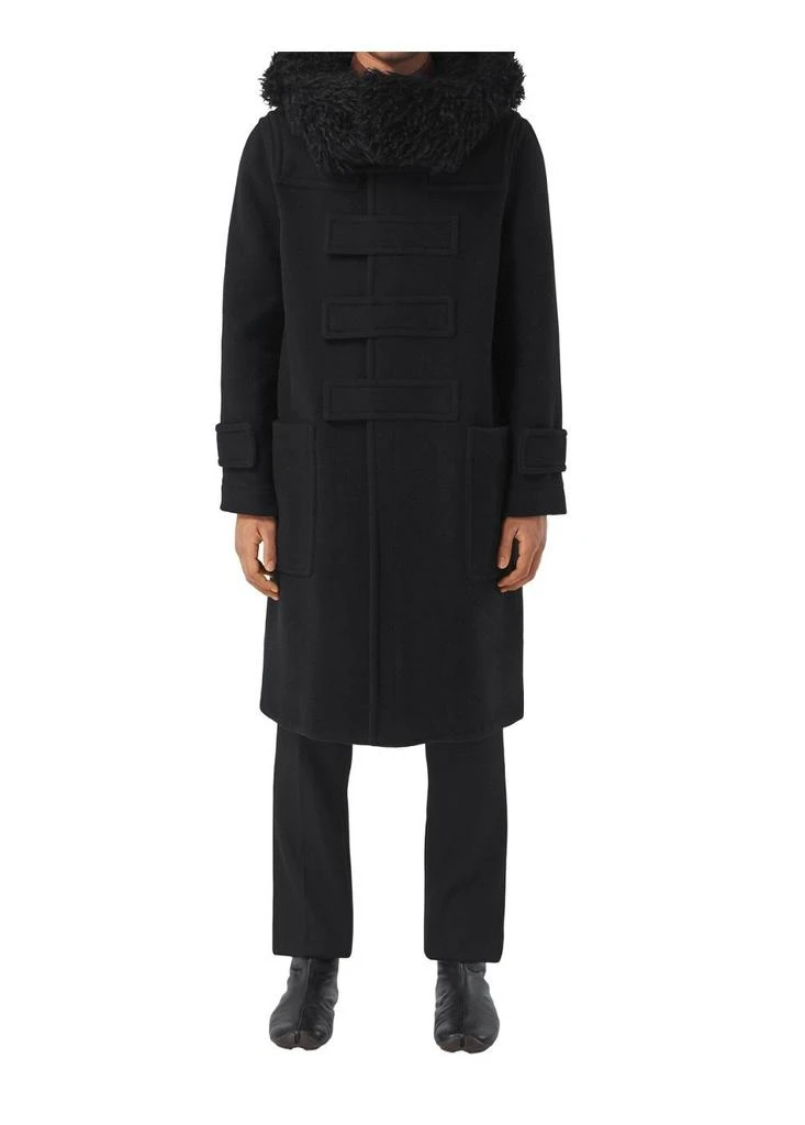 商品Burberry|Hare detail technical wool duffle coat,价格¥23105,第4�张图片详细描述