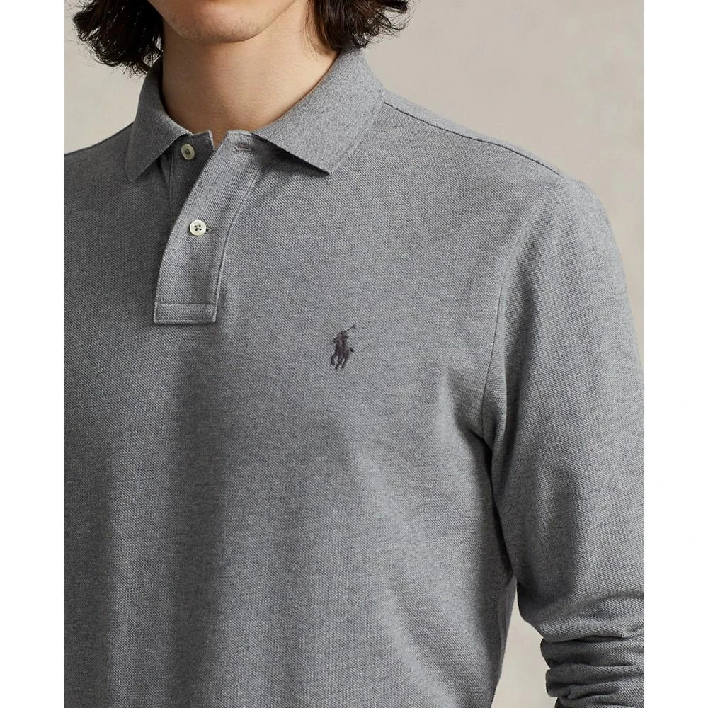 商品Ralph Lauren|Men's Classic-Fit Mesh Long-Sleeve Polo Shirt,价格¥621,第3张图片详细描述