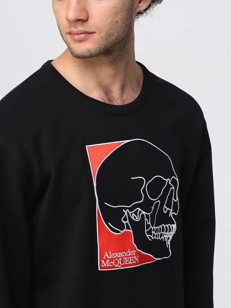 商品Alexander McQueen|Alexander McQueen cotton sweatshirt with Skull print,价格¥3086,第5张图片详细描述