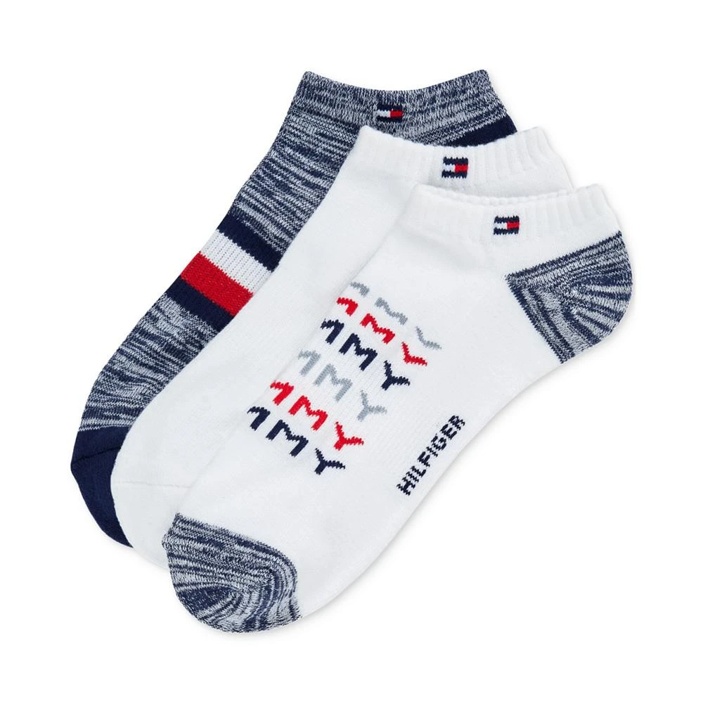 商品Tommy Hilfiger|Men's 3-Pk. Logo No-Show Knit Socks,价格¥149,第1张图片
