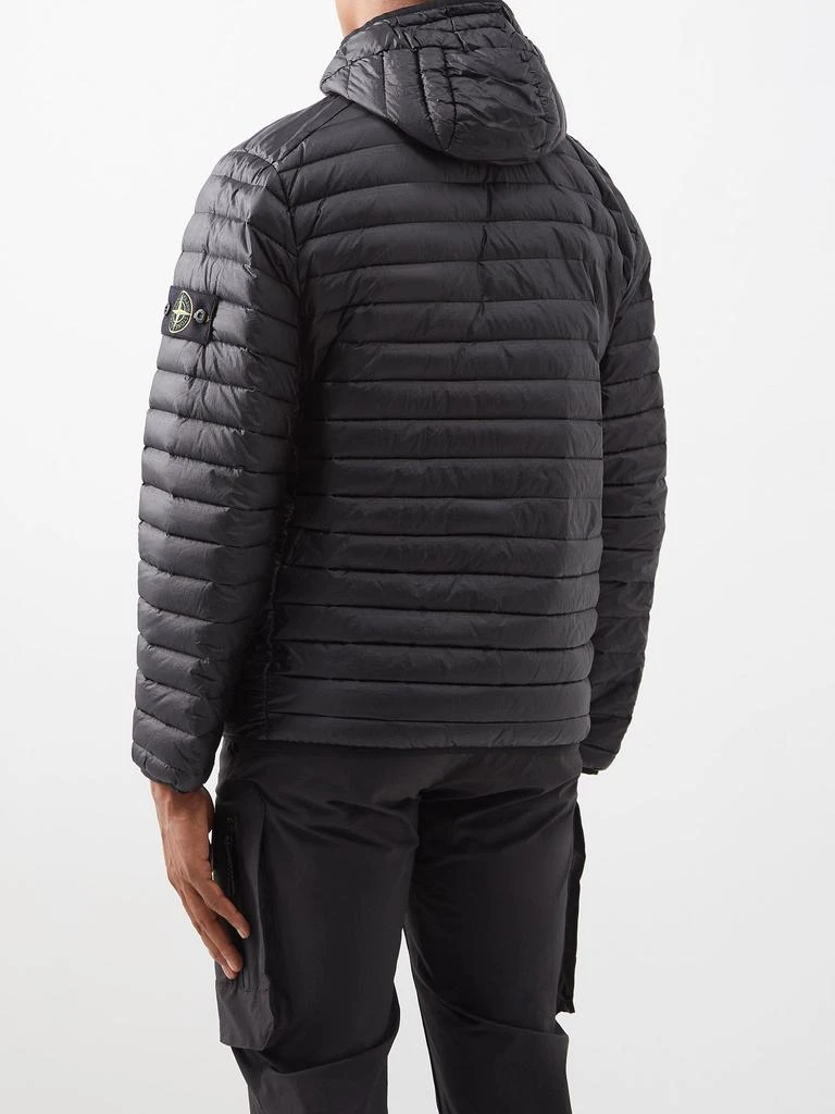 商品Stone Island|Logo-patch hooded quilted down coat,价格¥5245,第5张图片详细描述