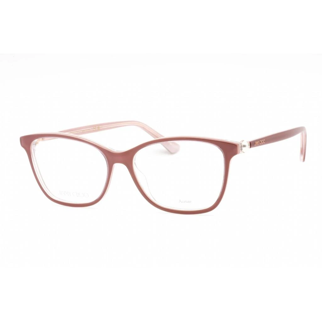 商品Jimmy Choo|Jimmy Choo Women's Eyeglasses - Full Rim Cat Eye Pearlized Nude Frame | JC377 0Y9A 00,价格¥686,第1张图片