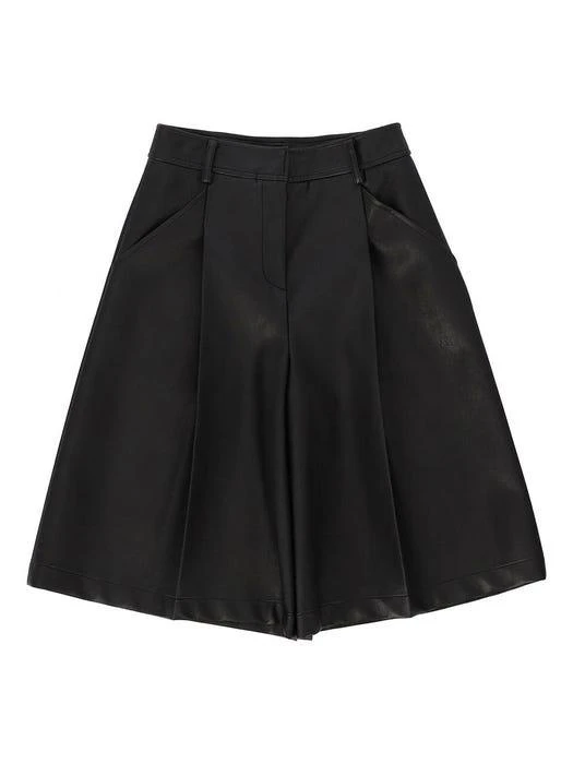 商品NOWANDTOMORROW|W Leather Short Pants,价格¥627,第5张图片详细描述
