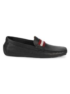 商品Bally|Waltec Leather Driving Loafers,价格¥907,第1张图片