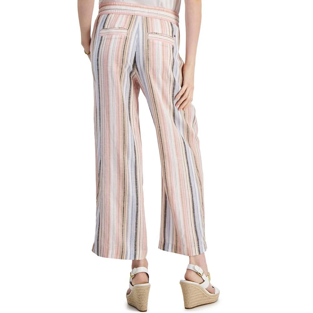 商品Tommy Hilfiger|Women's Striped Straight Pull-On Pants,价格¥402,第2张图片详细描述