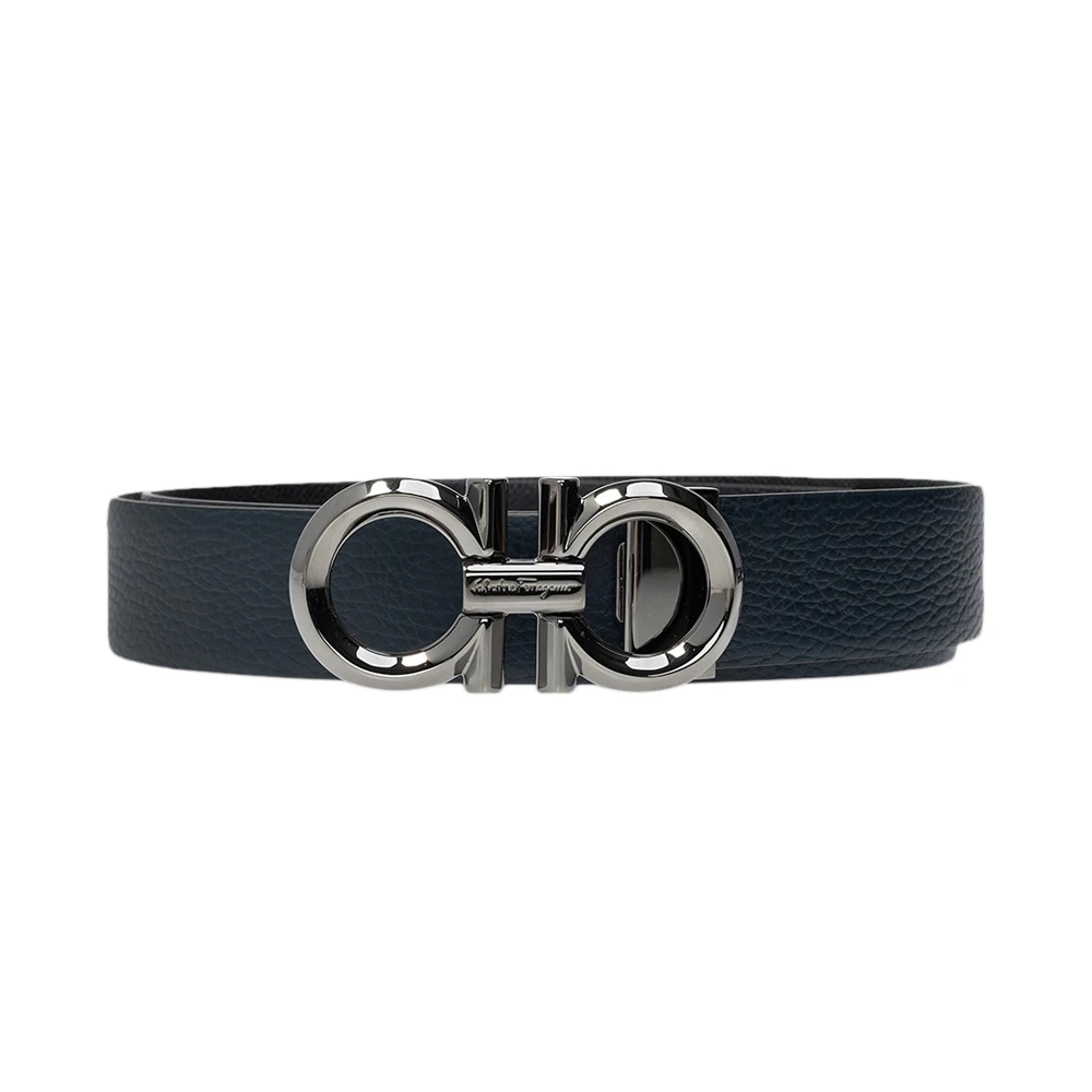 商品[国内直发] Salvatore Ferragamo|SALVATORE FERRAGAMO 男士黑色皮革腰带 67-9939-735908【包装随机，部分无包装盒】,价格¥2469,第1张图片