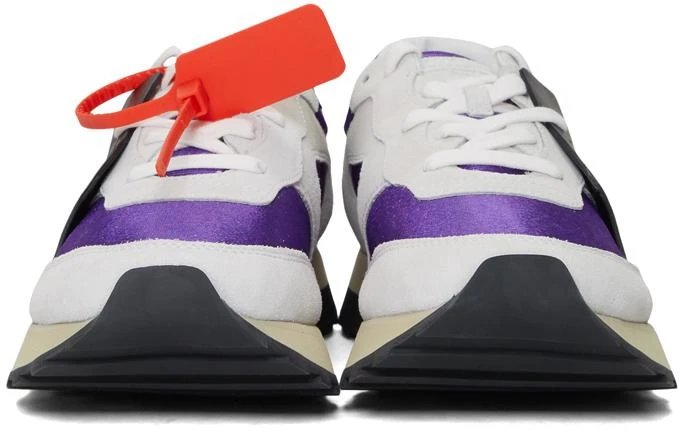 商品Off-White|White & Purple HG Runner Sneakers,价格¥2221,第2张图片详细描述