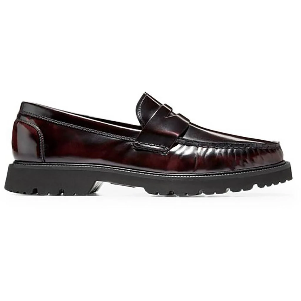 商品Cole Haan|Cole Haan Mens American Class Leather Slip On Loafers,价格¥697,第2张图片详细描述