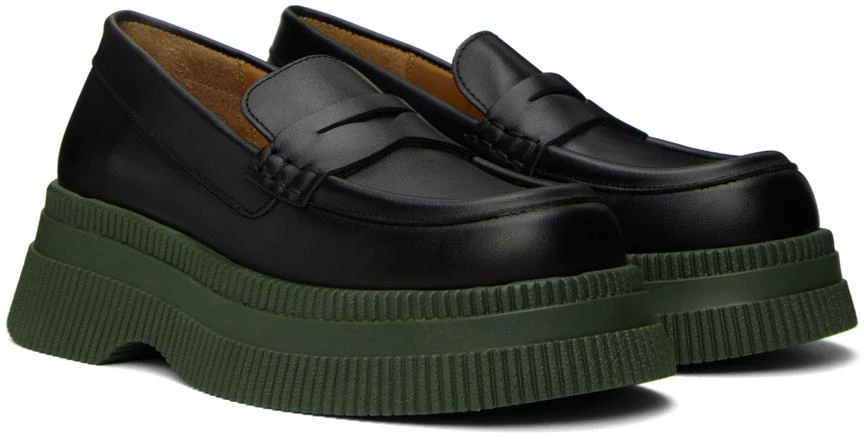 商品Ganni|Black Wallaby Creepers Loafers,价格¥1402,第4张图片详细描述