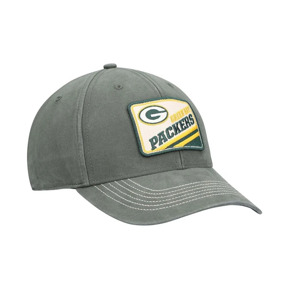 商品47 Brand|Men's Green Green Bay Packers Upland MVP Logo Adjustable Hat,价格¥143,第3张图片详细描述