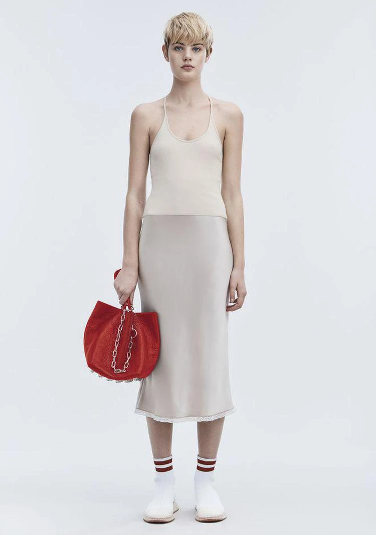 商品Alexander Wang|SATIN COMBO DRESS,价格¥1280,第1张图片