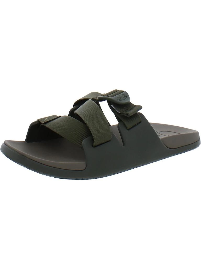 商品Chaco|Chillos Mens Criss-Cross Open Toe Slide Sandals,价格¥270,第1张图片