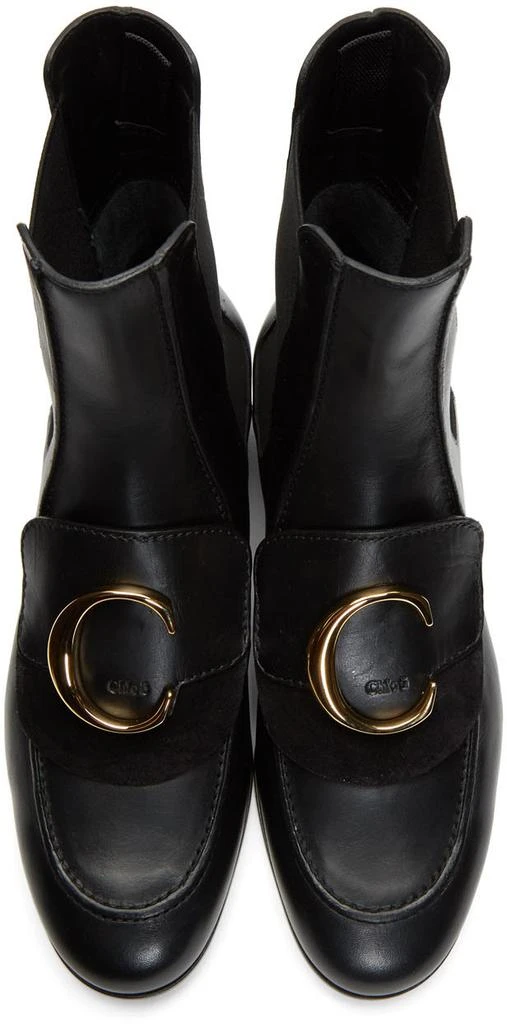 商品Chloé|Black 'Chloé C' Chelsea Boots,价格¥3667,第5张图片详细描述