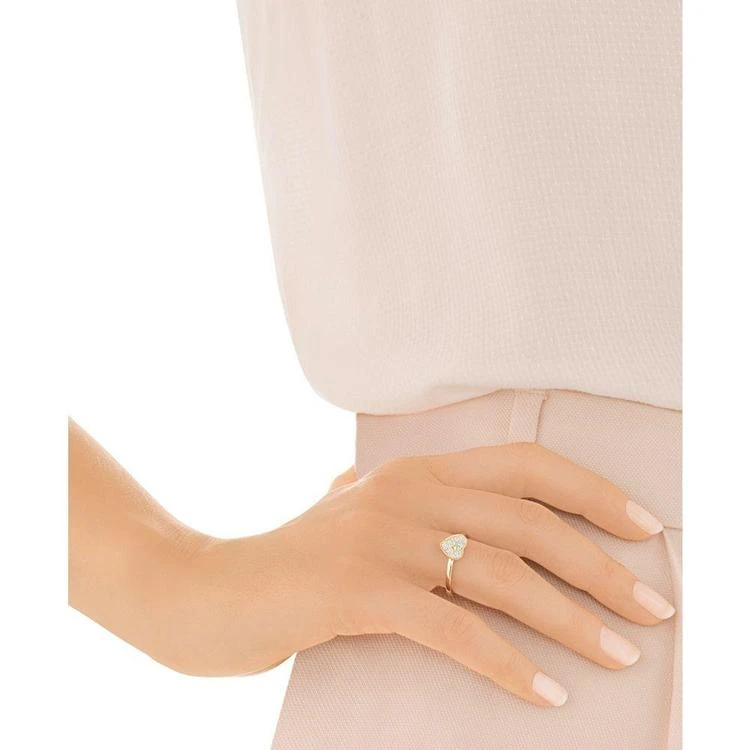 商品Swarovski|Rose Gold-Tone Pavé Heart Ring,价格¥519,第3张图片详细描述