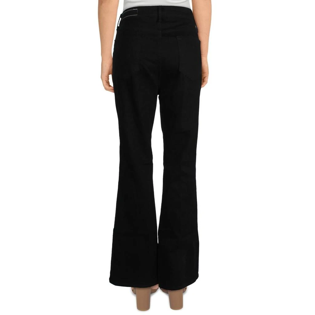 商品Rag & Bone|Rag & Bone Womens Mid-Rise Slit Flare Jeans,价格¥253,第2张图片详细描述