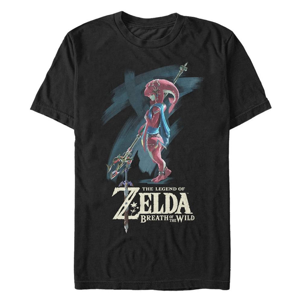 商品Nintendo|Nintendo Men's Legend of Zelda Mipha Paint Short Sleeve T-Shirt,价格¥176,第1张图片