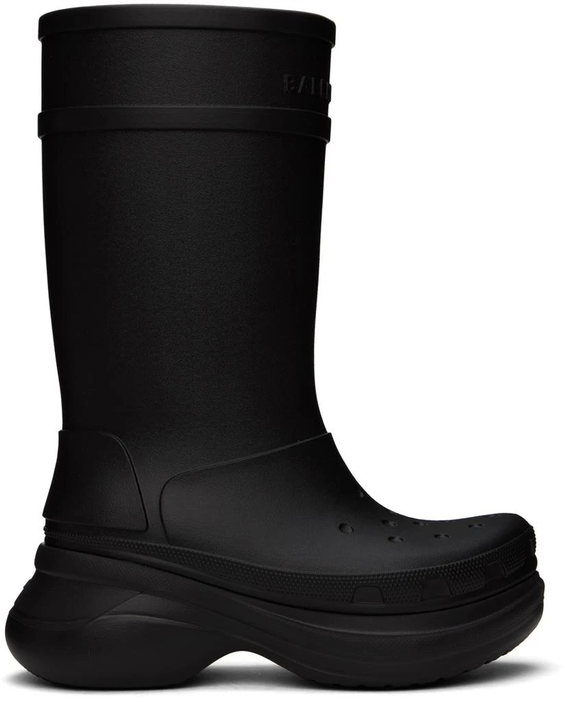 商品Balenciaga|Black Crocs Edition Boots,价格¥7082,第1张图片