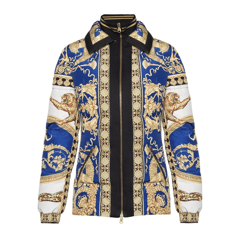 商品[国内直发] Versace|VERSACE 印花女士夹克 A80273-A226681-A7001,价格¥9143,第1张图片