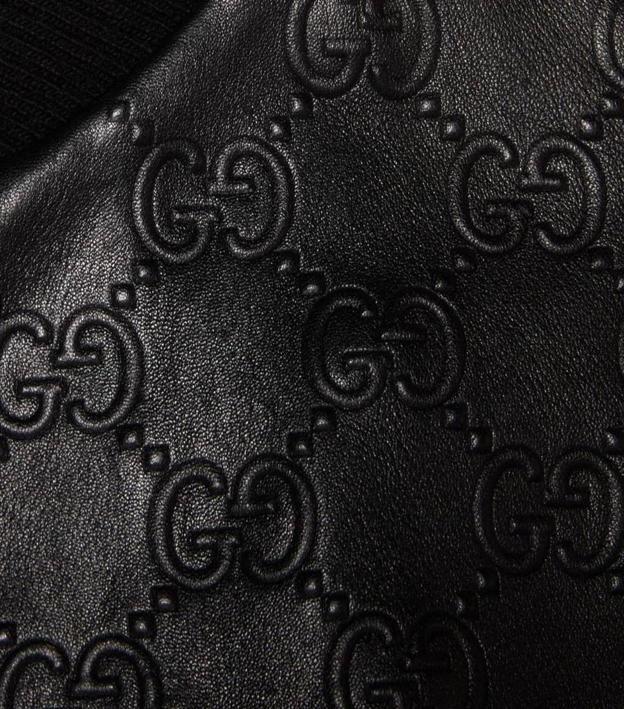 Leather GG Supreme Bomber Jacket 商品