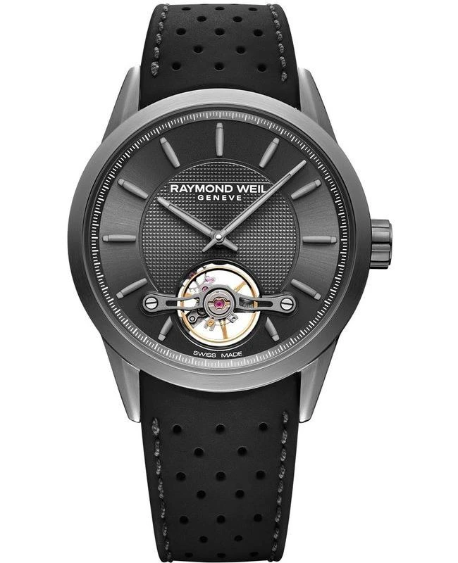 商品Raymond Weil|Raymond Weil Freelancer Automatic Grey Dial Stainless Black Rubber Strap Men's Watch 2780-TIR-60001,价格¥12892,第1张图片