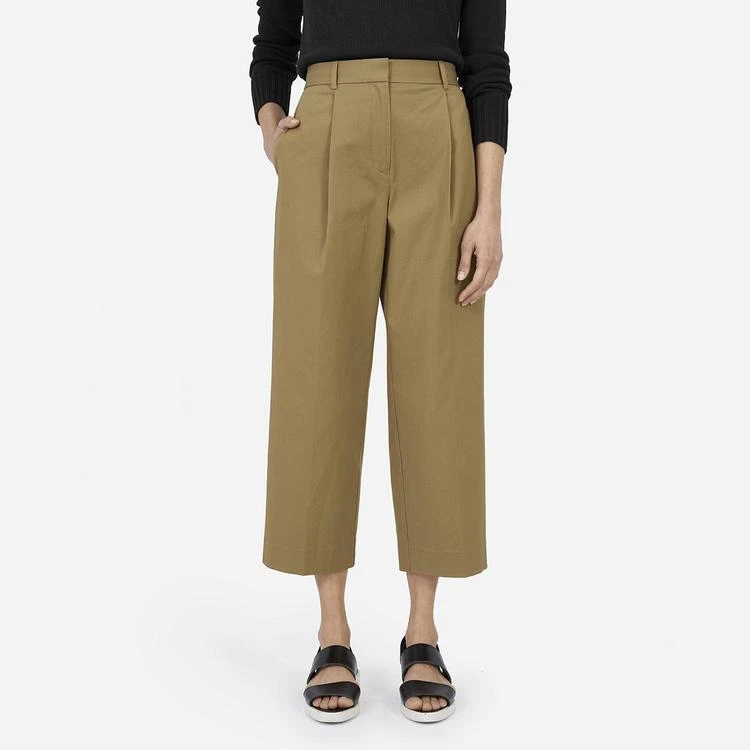 商品Everlane|The Twill Crop 女式九分裤,价格¥575,第2张图片详细描述