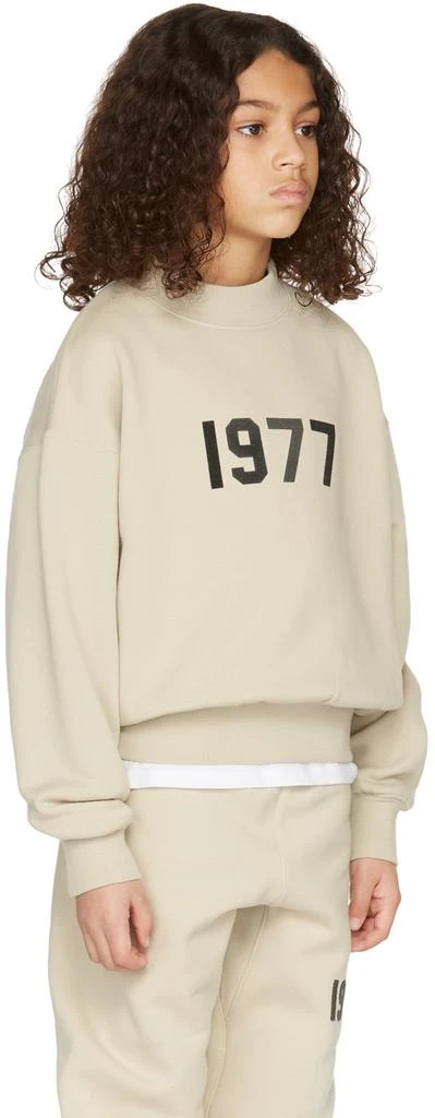 商品Essentials|Kids Beige '1977' Sweatshirt,价格¥131,第3张图片详细描述