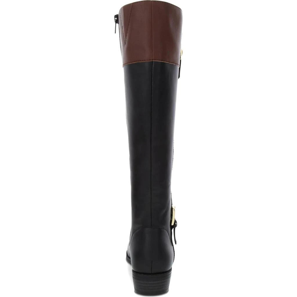 Karen Scott Womens Deliee Faux Leather Wide Calf Riding Boots 商品