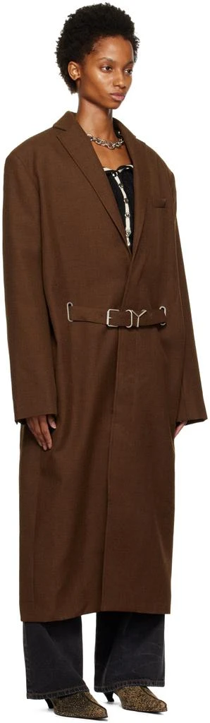 商品Y/Project|Brown Y Belt Coat,价格¥3485,第2张图片详细描述