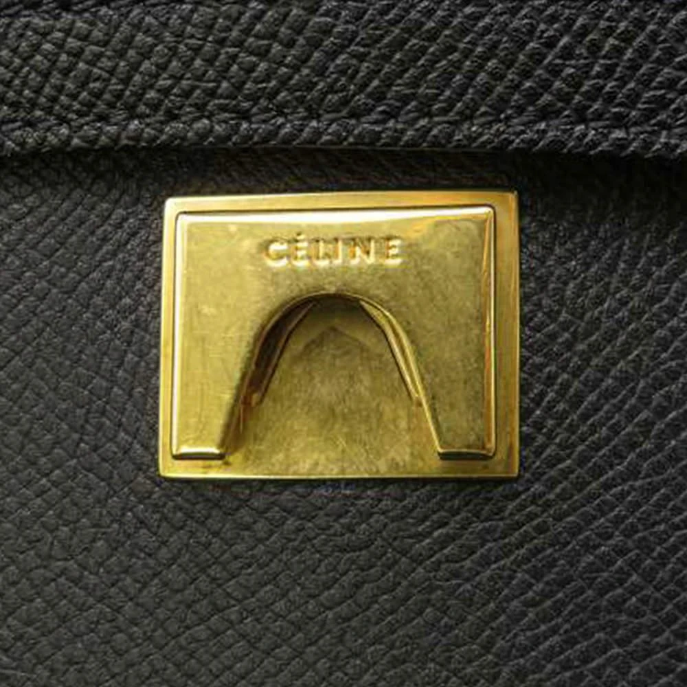 Celine Black Mini Belt Leather Satchel 商品