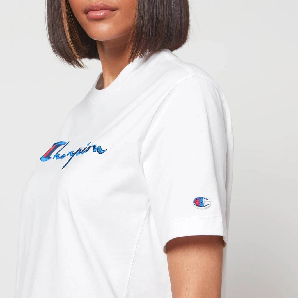 商品CHAMPION|Champion Women's Regular Large Logo T-Shirt - White,价格¥106,第4张图片详细描述